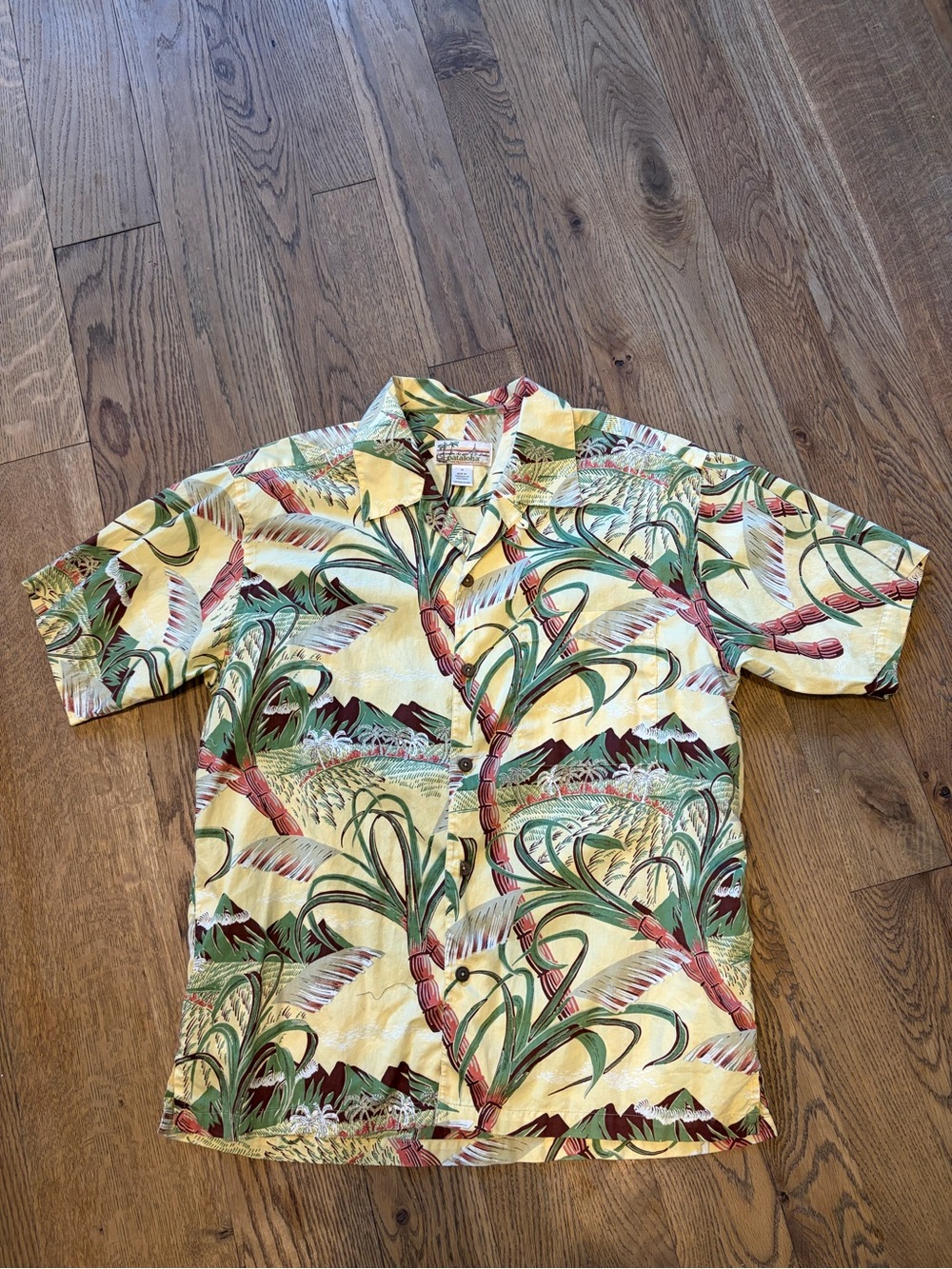 Vintage Patagonia Pataloha Mens m medium Camp Hawaiian Shirt sugarcane